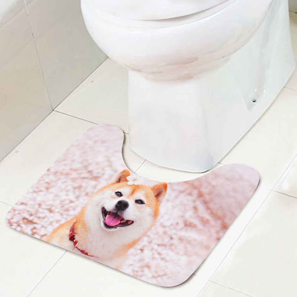 Any Pet Photo - Personalized Dog Bathroom Mats Set