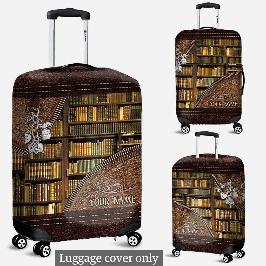 Library - Personalized Librarian Luggage Cover