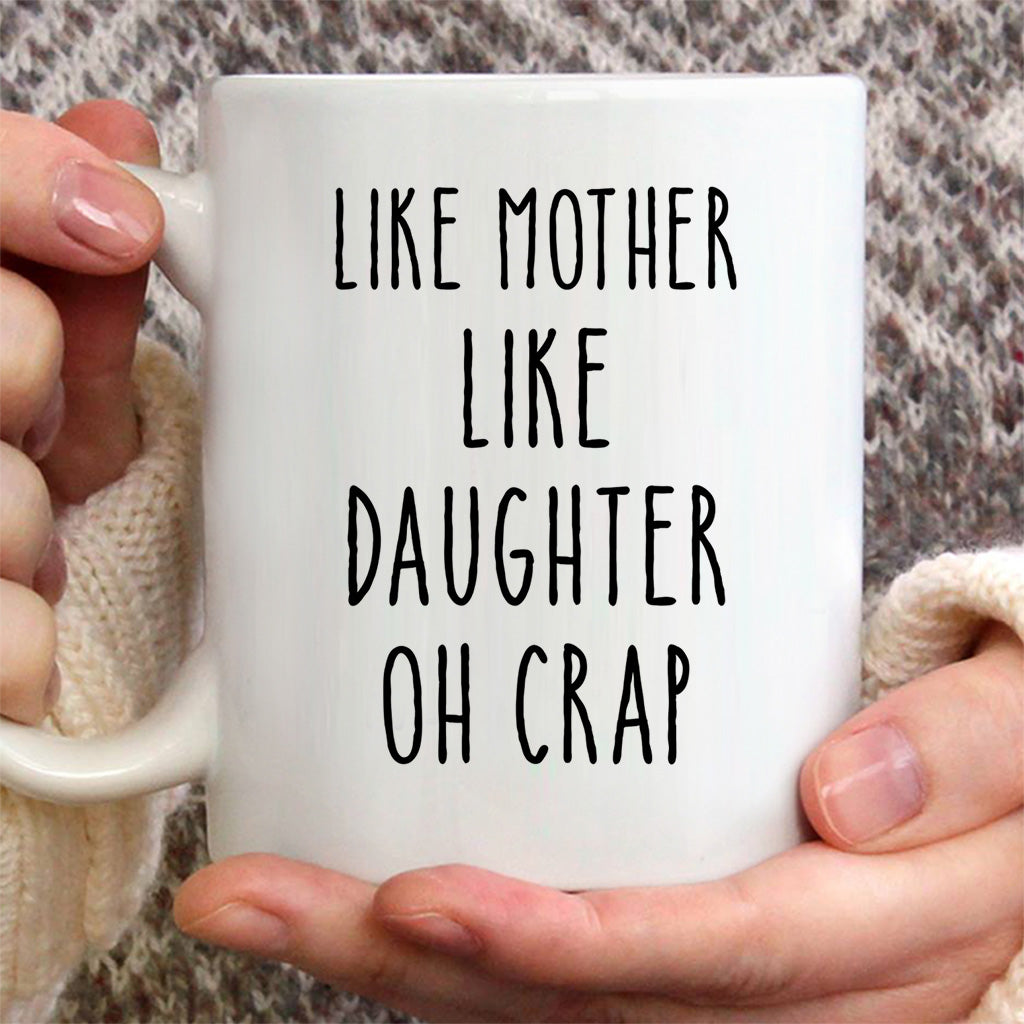 Like Father Like Daughter - Personalized Father Mug