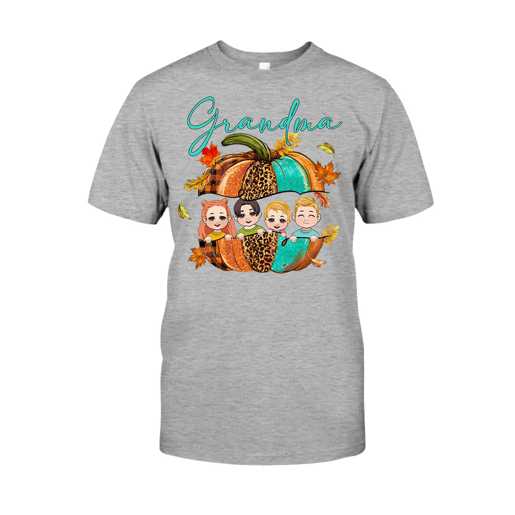 Grandma - Personalized Thanksgiving T-shirt And Hoodie