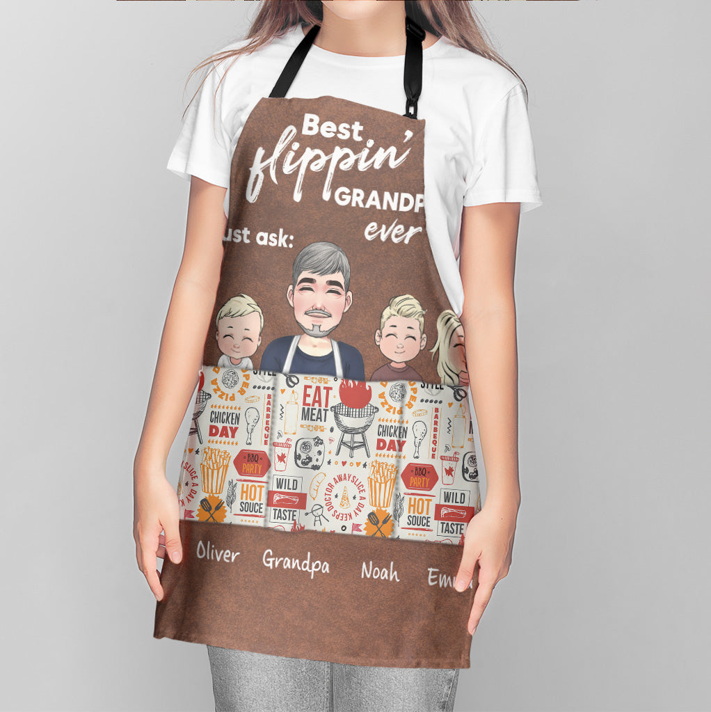 Personalised Best Mom Embroidered Apron