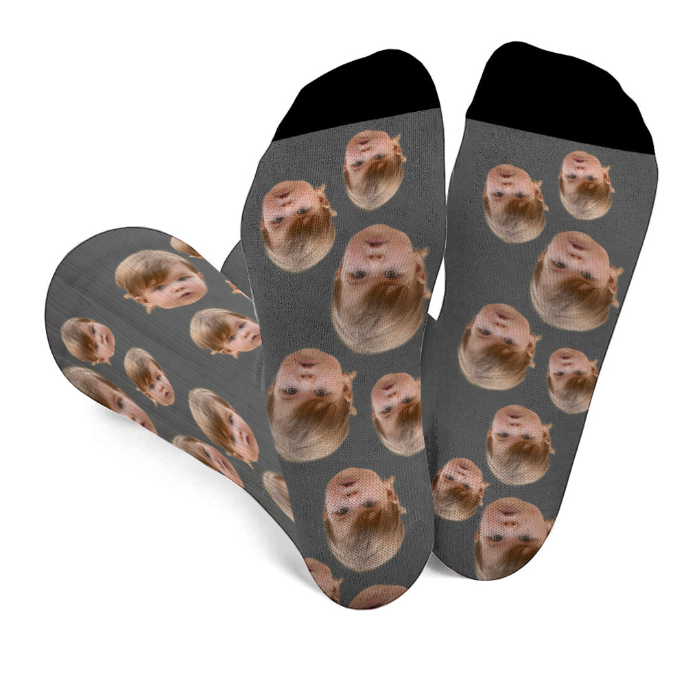 Custom Face - Personalized Daughter Socks