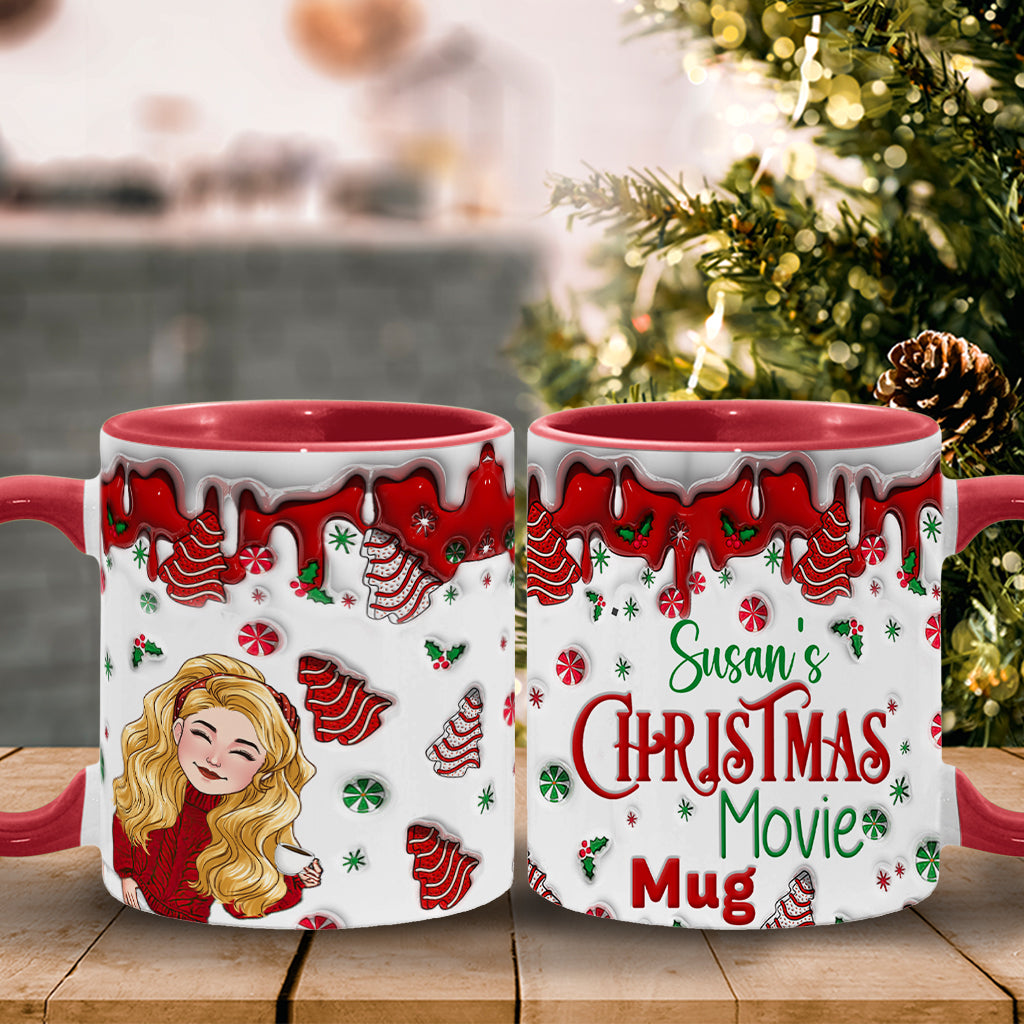 Discover This Is My Christmas Movie Mug - Personalized Christmas Accent Mug