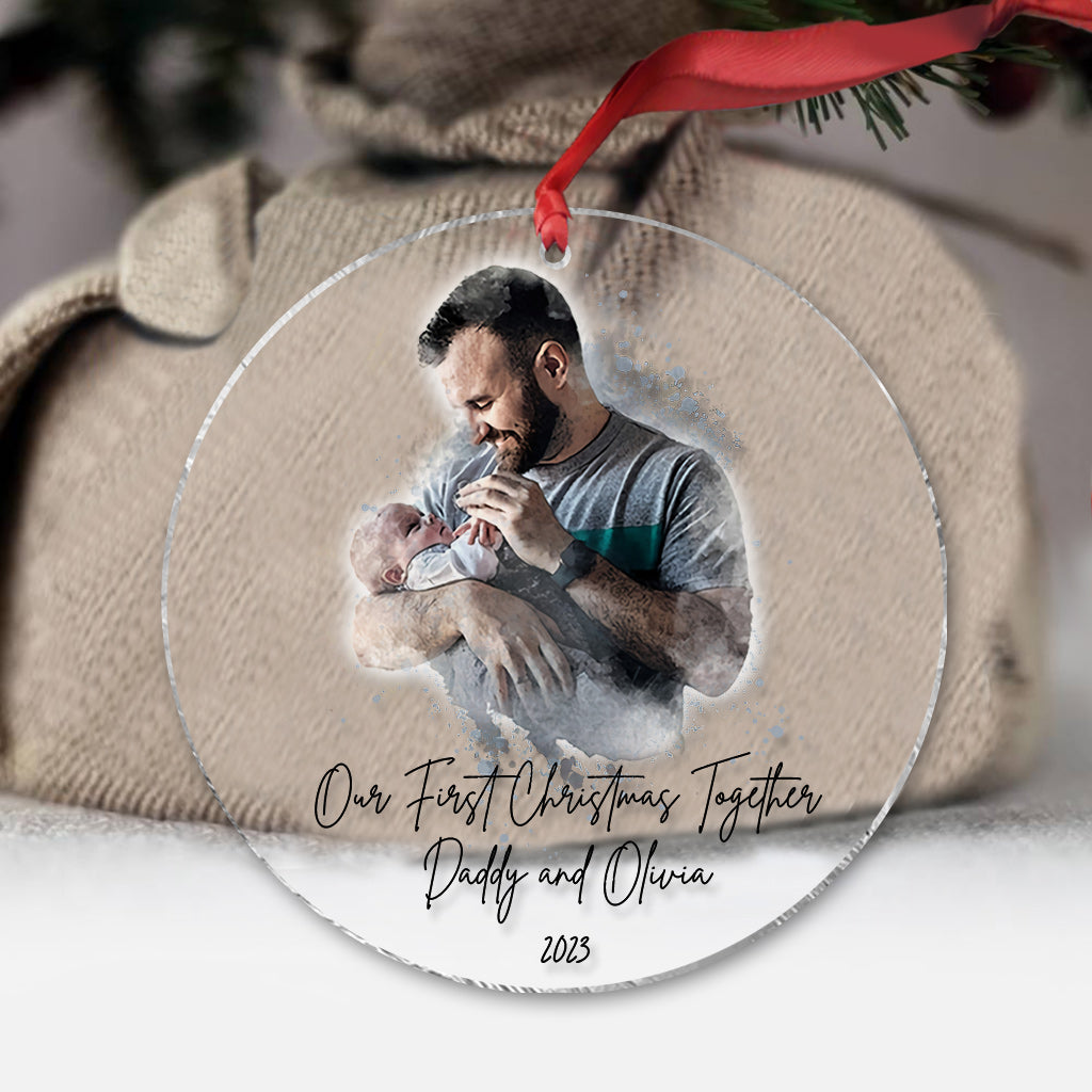 Our First Christmas Together - Personalized Father Ornament