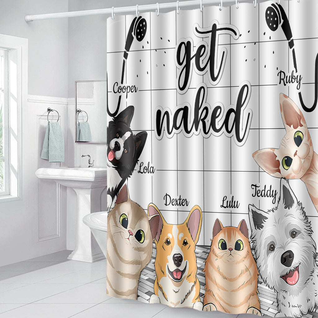 I Saw That - Personalized Dog Shower Curtain