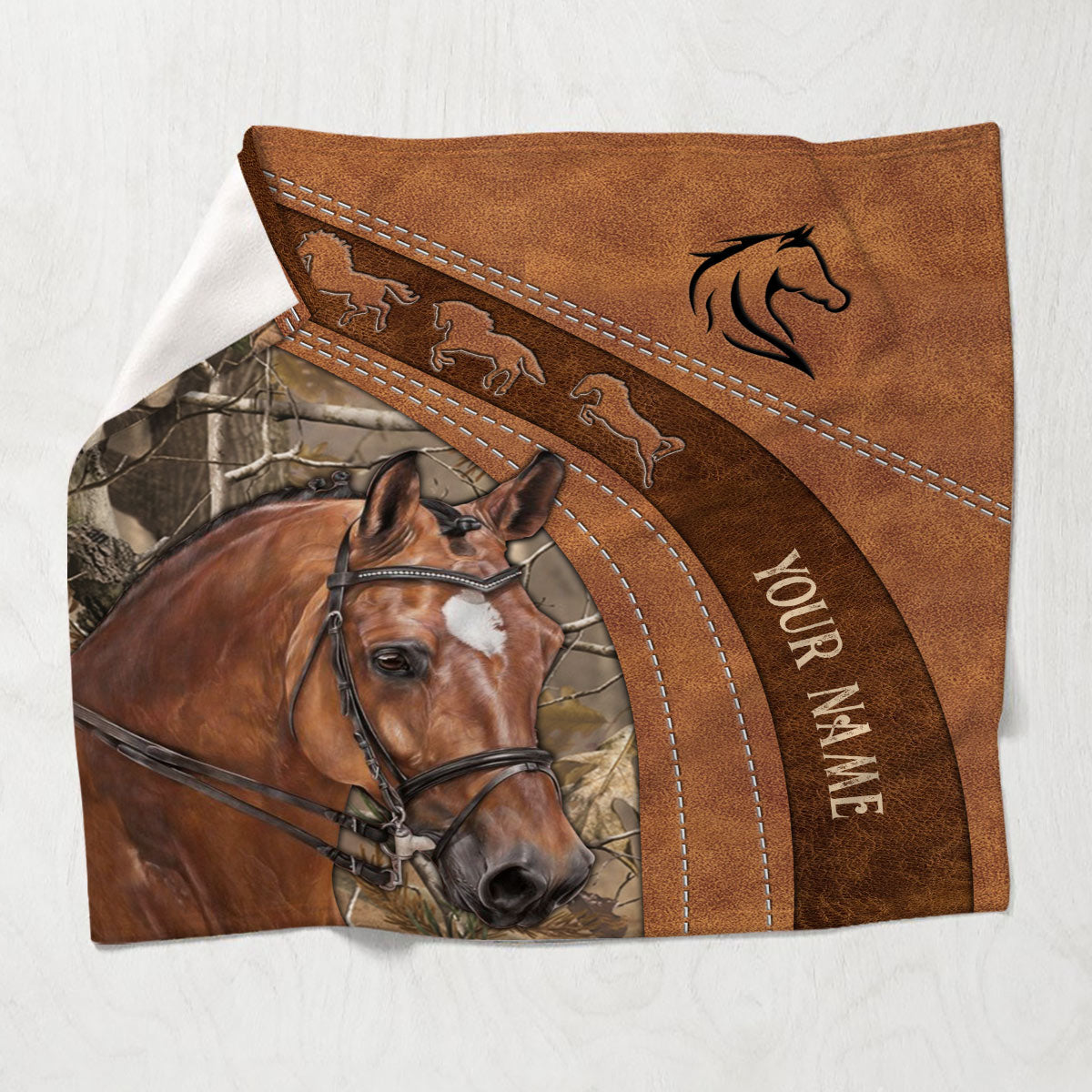 Love Horses - Personalized Horse Blanket