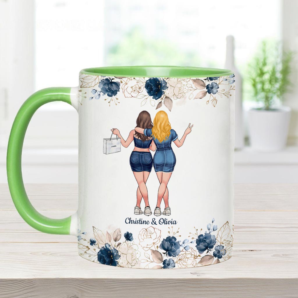 Talking To Your Sister - Personalized Bestie Accent Mug