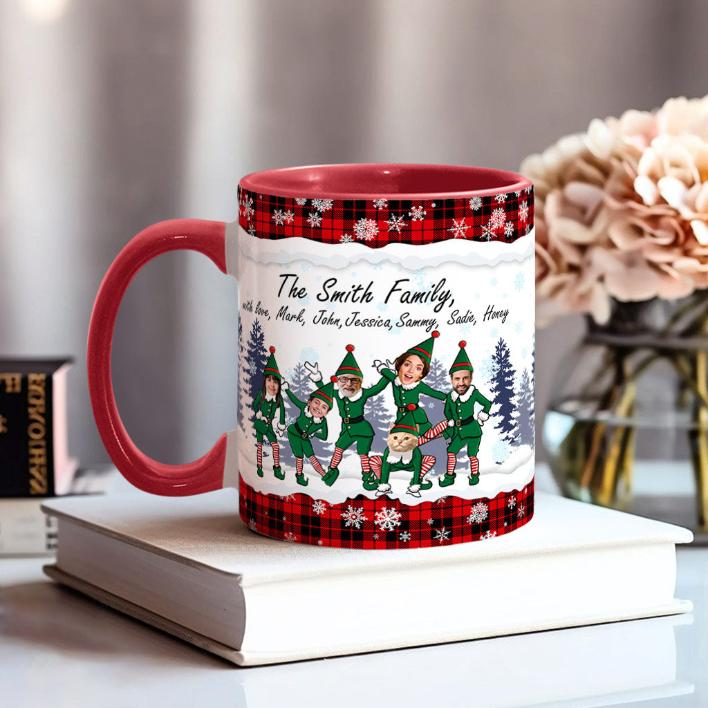 Discover Merry Christmas - Personalized Family Accent Mug