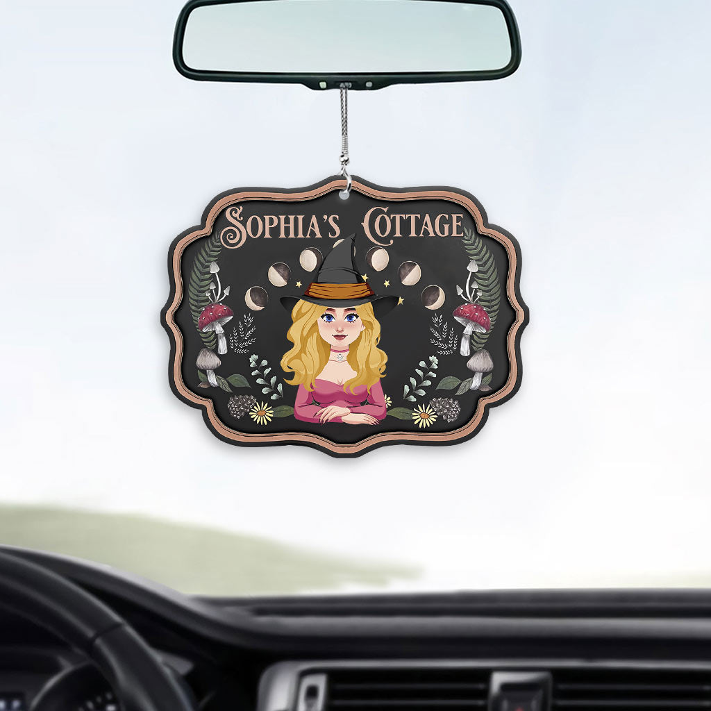 Discover Witch's Cottage - Personalized Witches Lover Acrylic Car Hanger