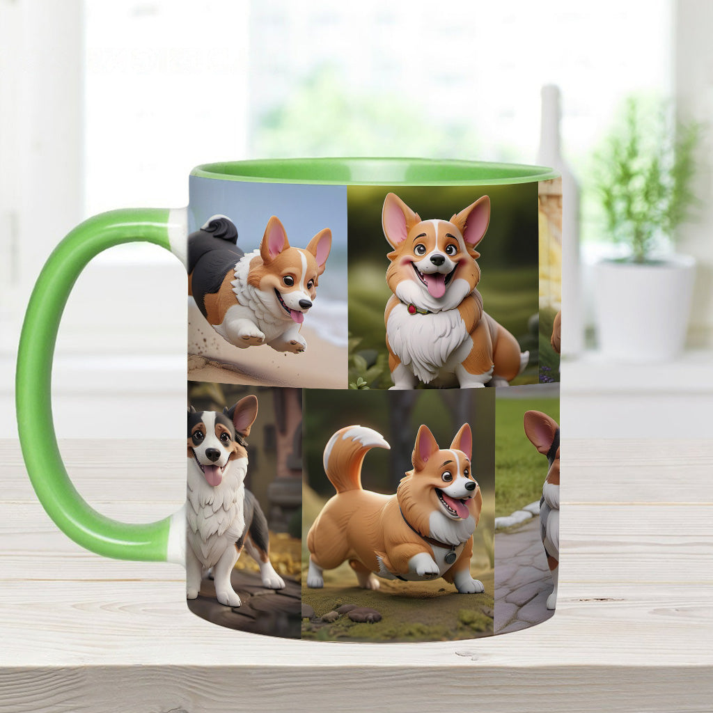 Cartoonize Pet Photos Collage - Gift for dog lovers, cat lover - Personalized Accent Mug