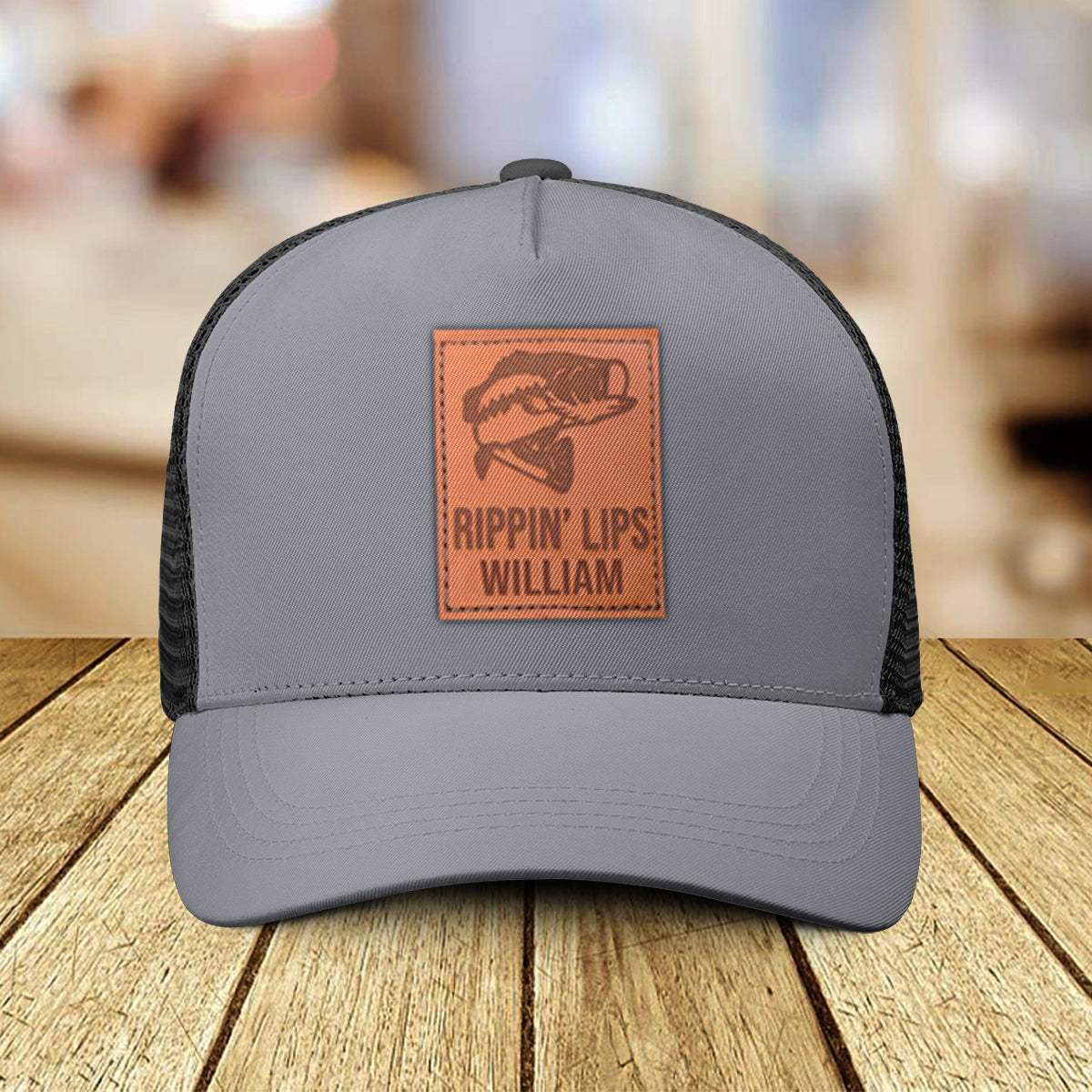 Bass Fishing Hat - Personalized Fishing Trucker Hat