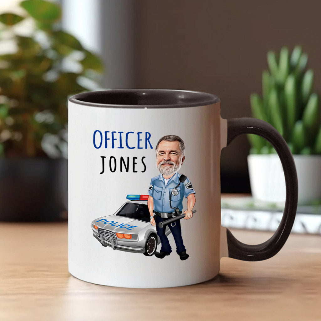 I Can't Fix Stupid - Personalized Police Officer Accent Mug