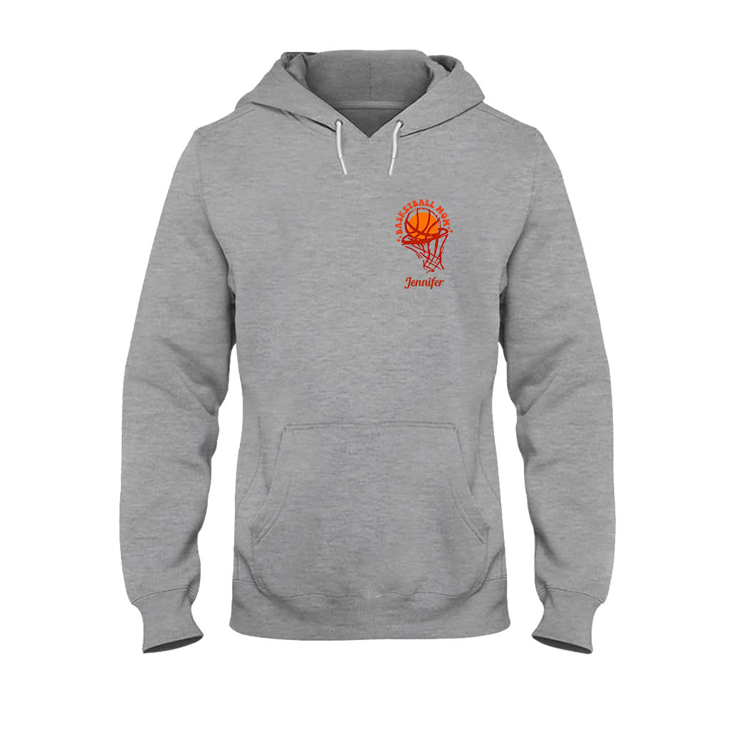 Basketball Mom - Personalized Basketball T-shirt And Hoodie