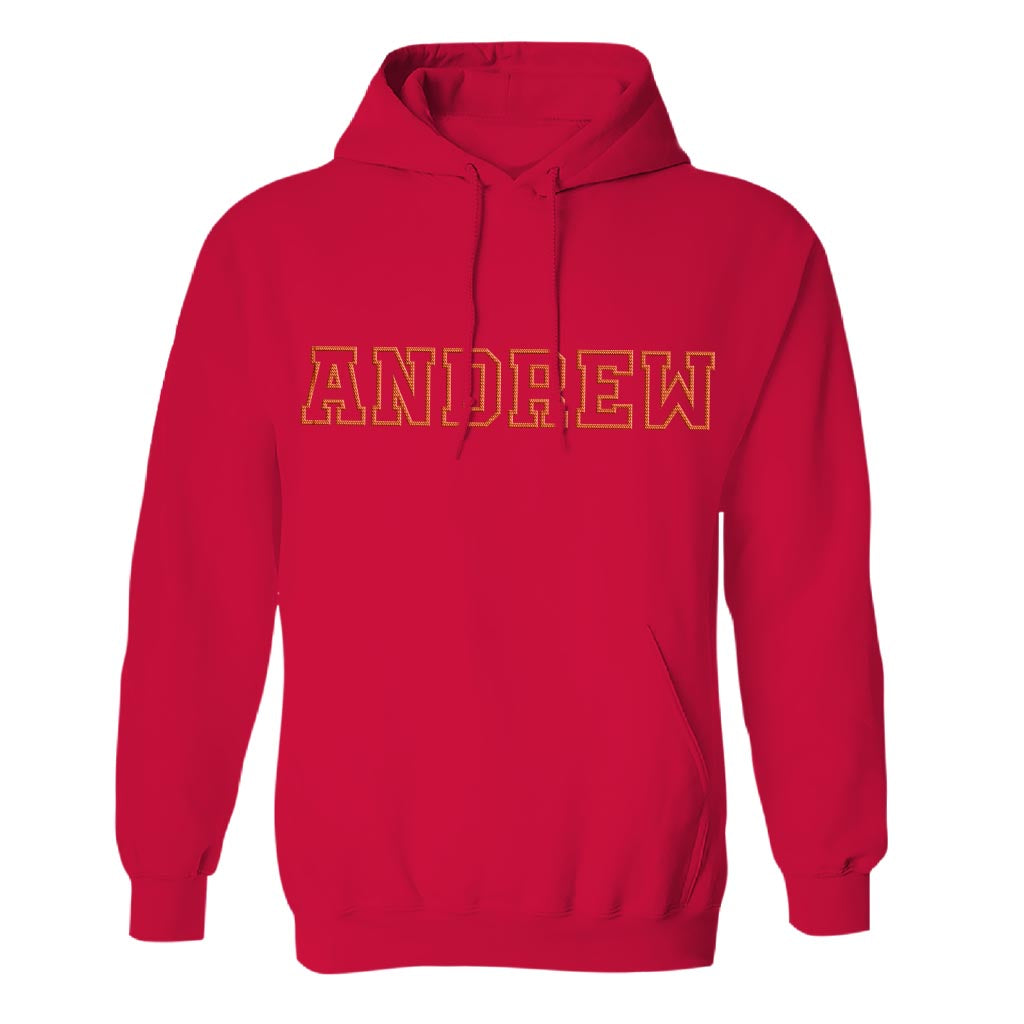 Custom Name - Personalized Uncle Embroidered Hoodie