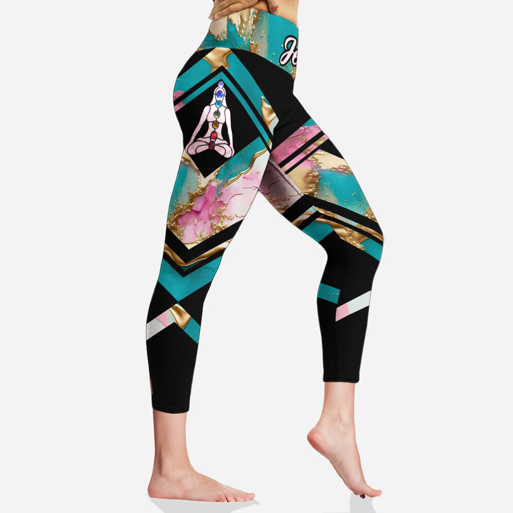 Meditation 7 Chakras - Personalized Yoga Leggings