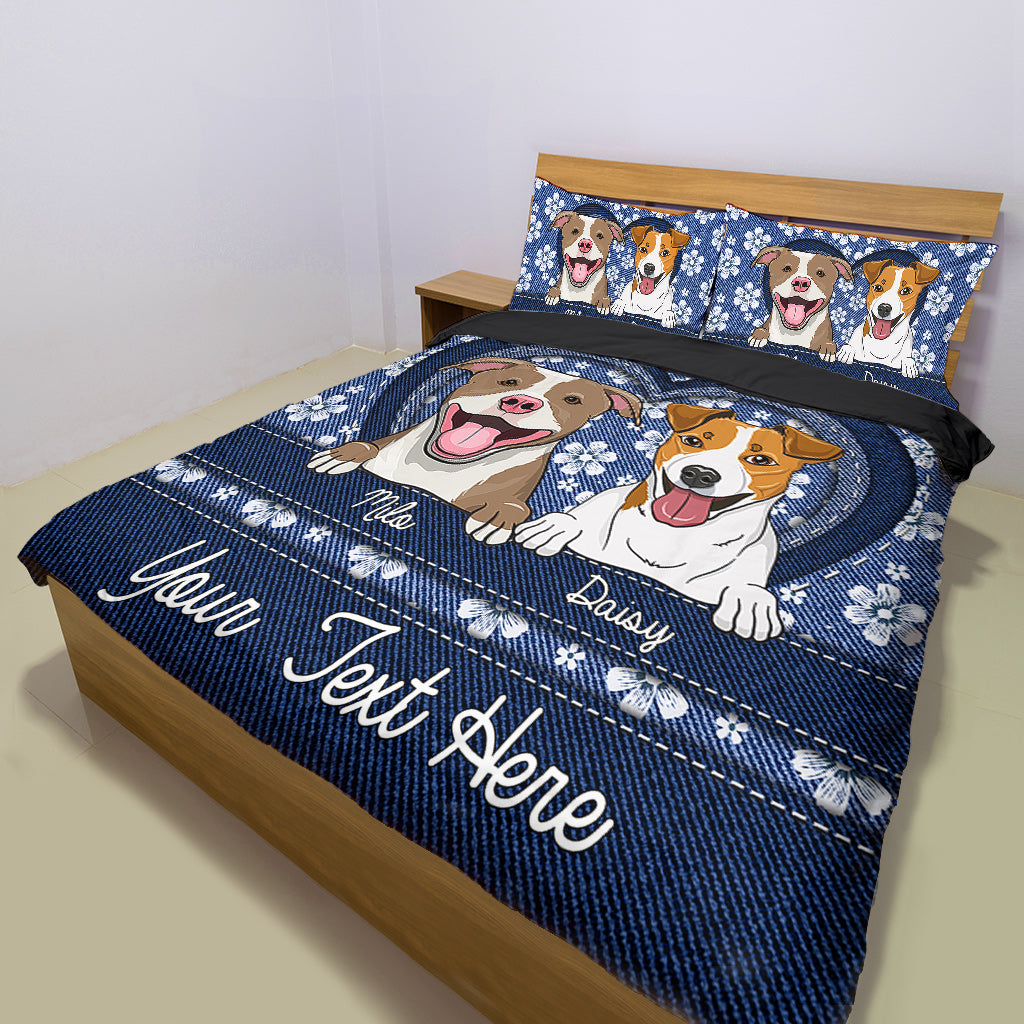 Dog Lovers - Personalized Dog Bedding Set