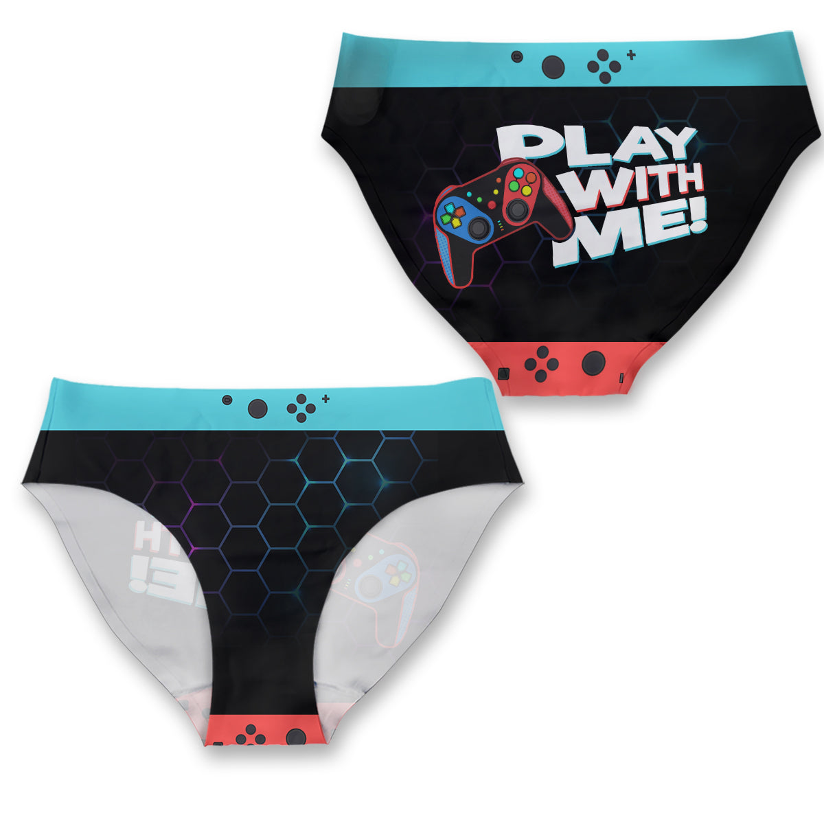 Play With Me Video Game Women Briefs & Men Boxer Briefs