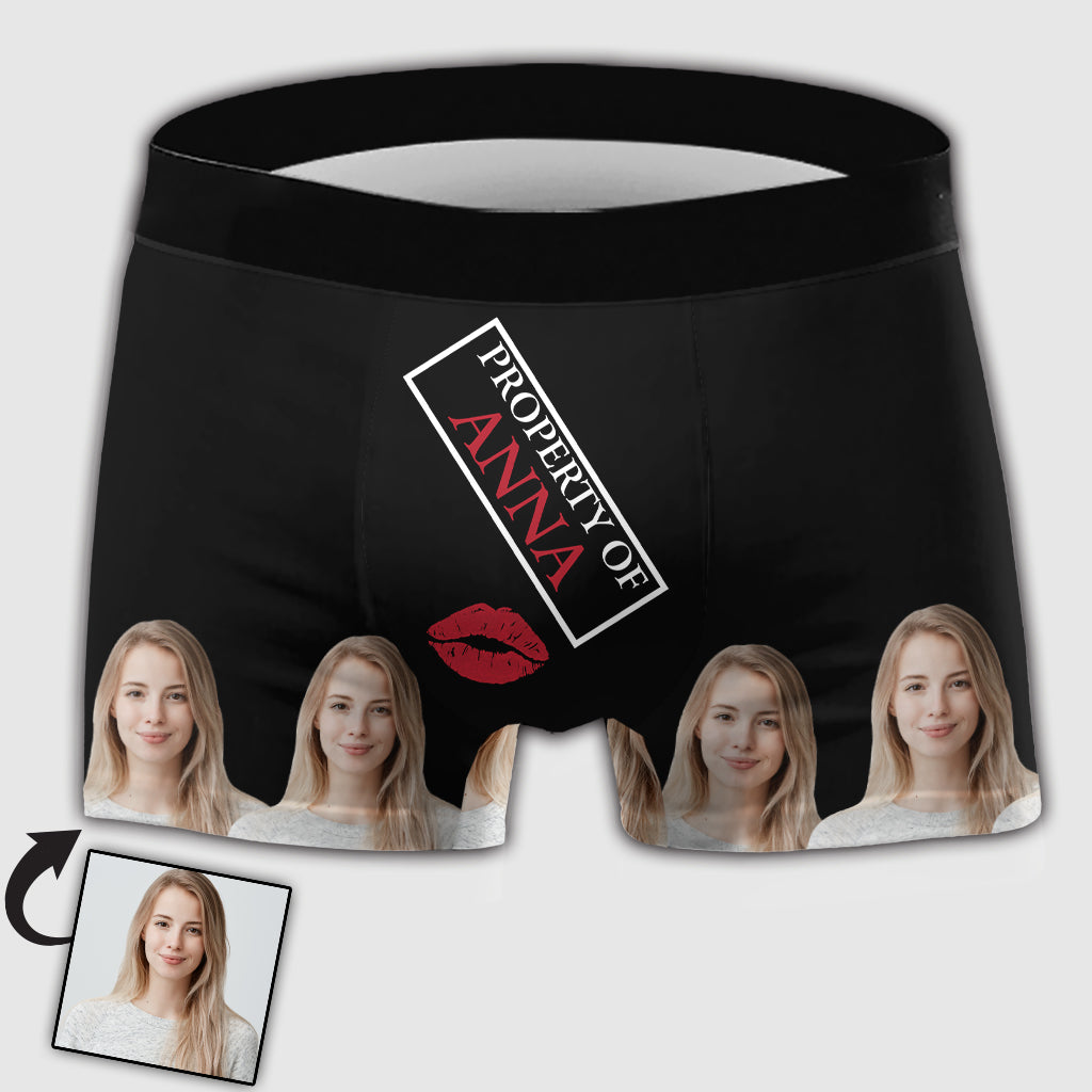 Property - Personalized Couple Men’s Boxer Briefs