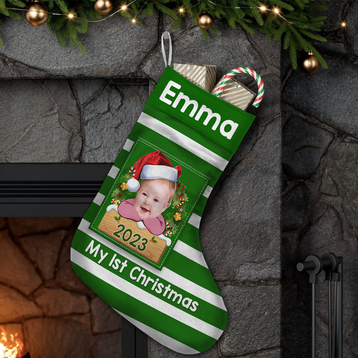 My 1st Christmas - Personalized Family Christmas Stockings