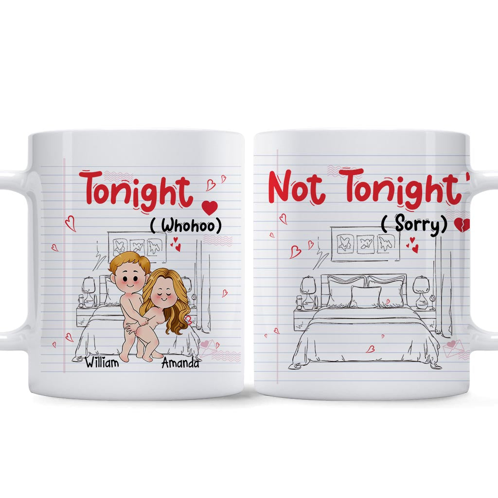 Tonight - Personalized Couple Mug