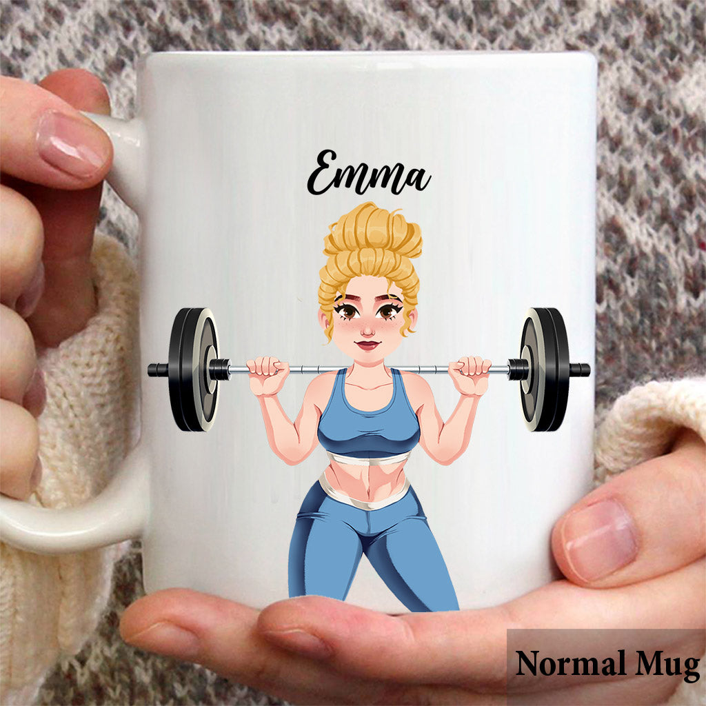 Personalized Mug - Gym Girl - Life is better with Workout