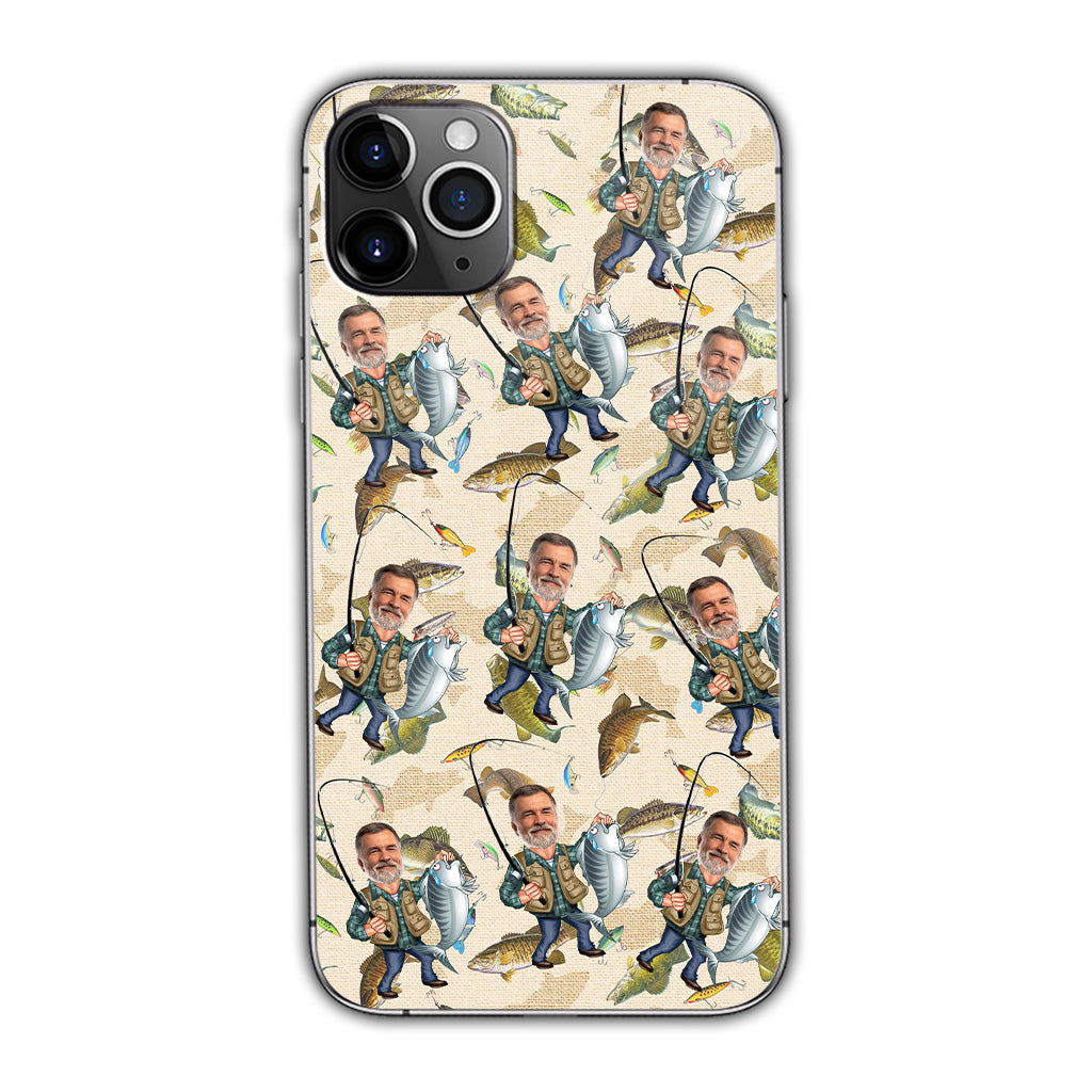 Photo Inserted Funny Fishing - Personalized Fishing Phone Case