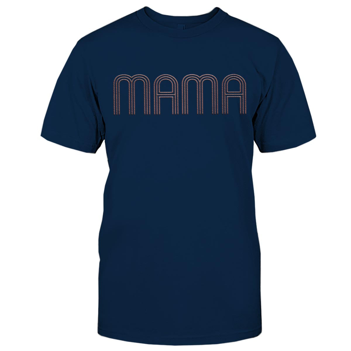 Custom Name - Personalized Mother Embroidered T-shirt