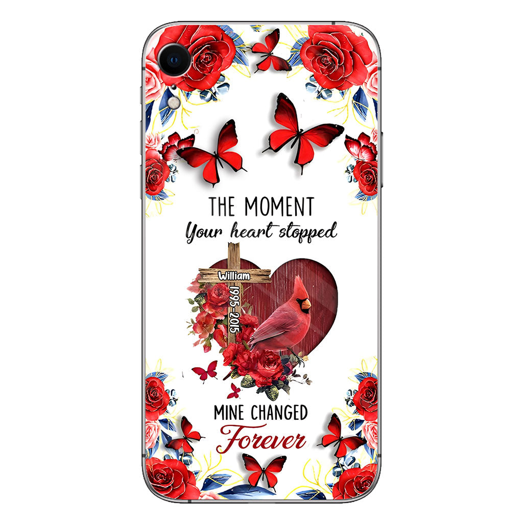 The Moment Your Heart Stopped - Personalized Memorial Phone Case