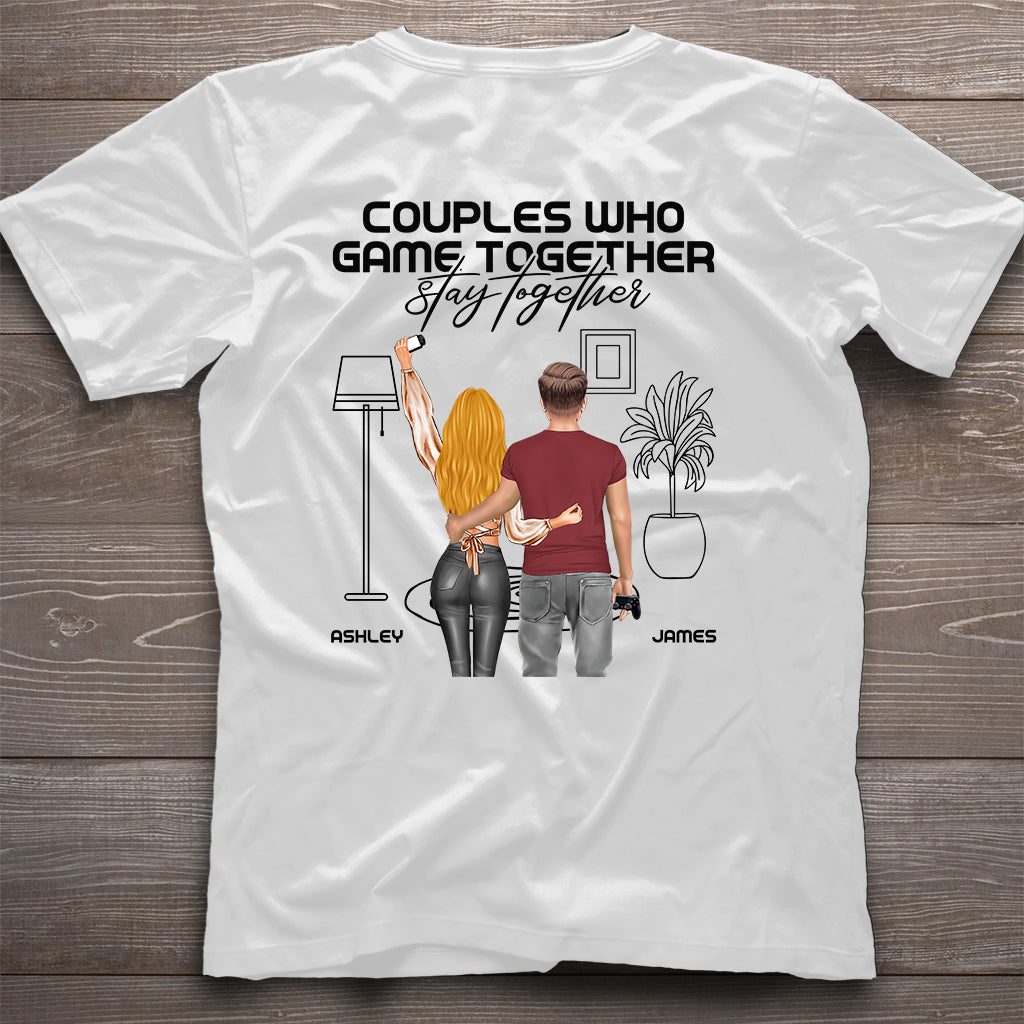 Couples Who Game Together Stay Together - Personalized Video Game T-shirt and Hoodie