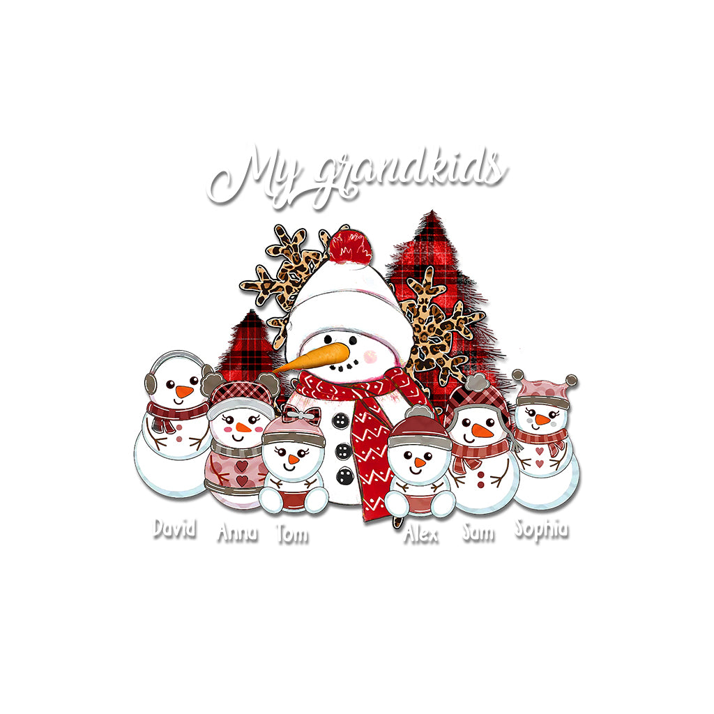 Our Christmas - Personalized Grandma Decal Full