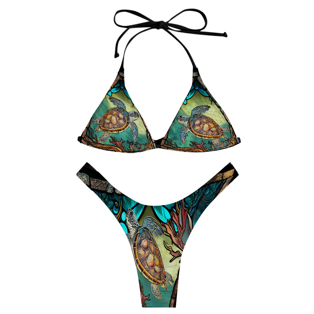 Into The Ocean Sea Lover Triangle Bikini Swimsuit