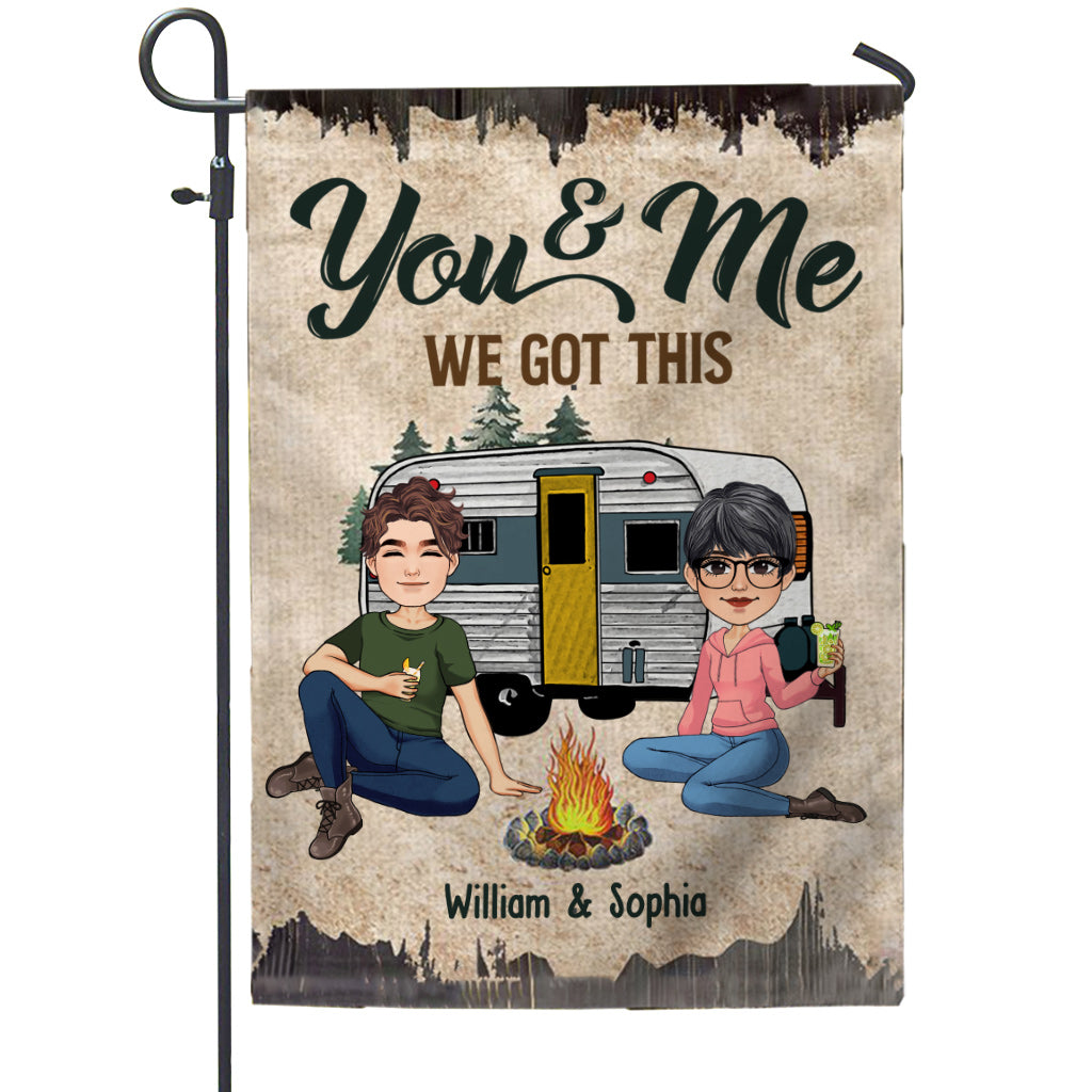 Making Memories One Campsite At A Time - Personalized Camping Garden Flag