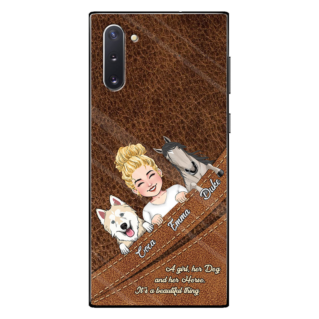 What A Beautiful Thing - Personalized Horse Phone Case