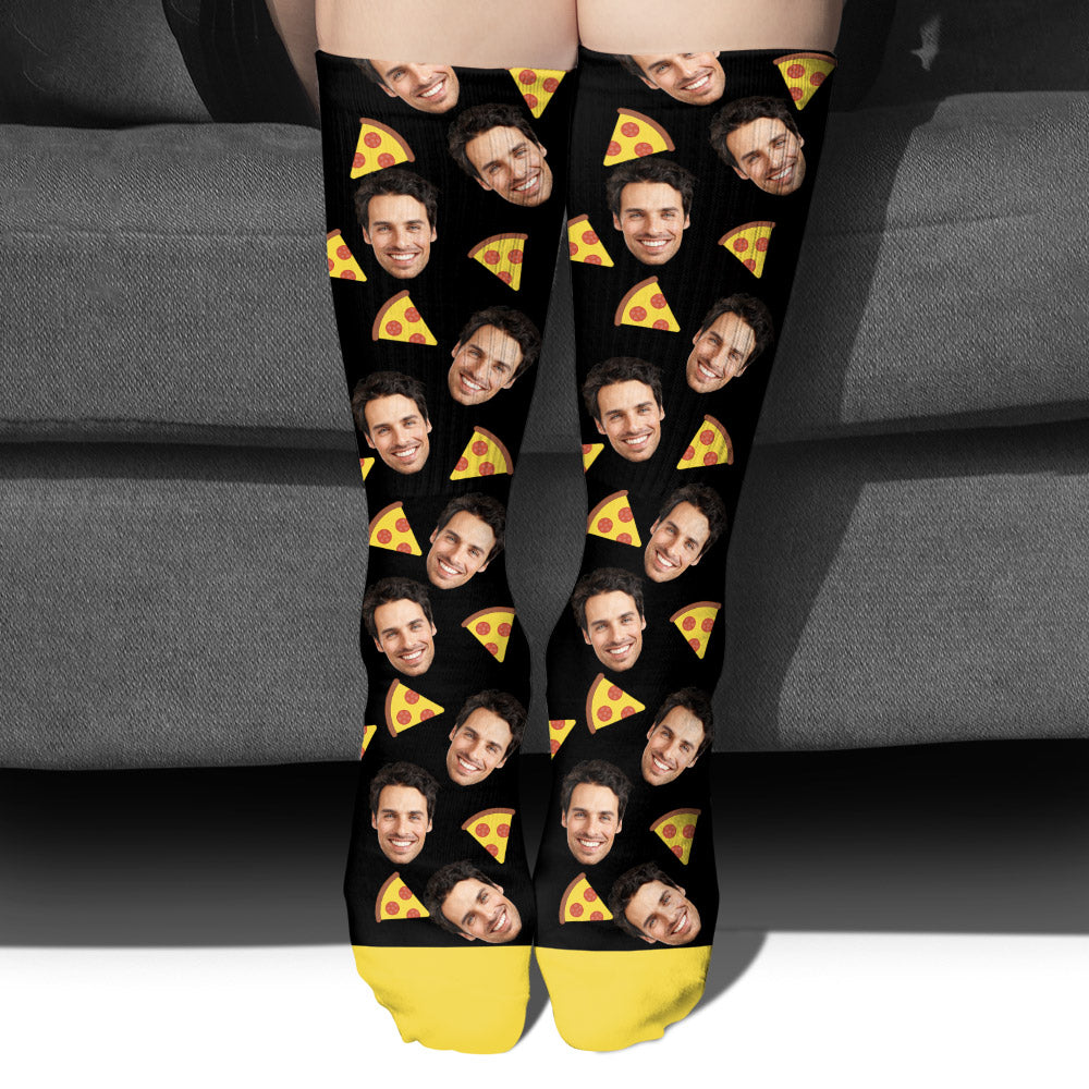 Funny Icon Pattern - Personalized Uncle Socks