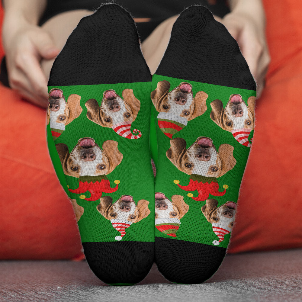 Custom Pet Photo Socks - Gift for dog lovers - Personalized Socks