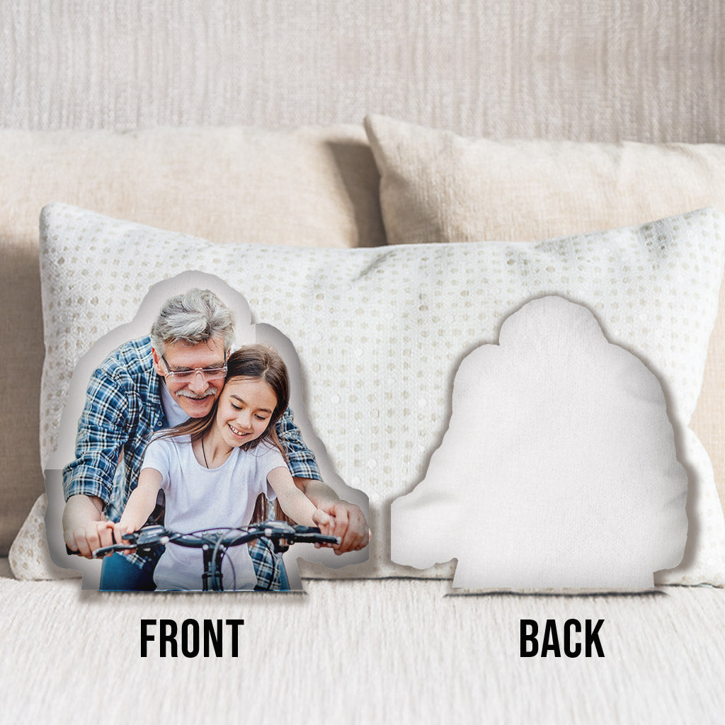 Custom Photo Humanoid - Personalized Grandpa Shaped Pillow