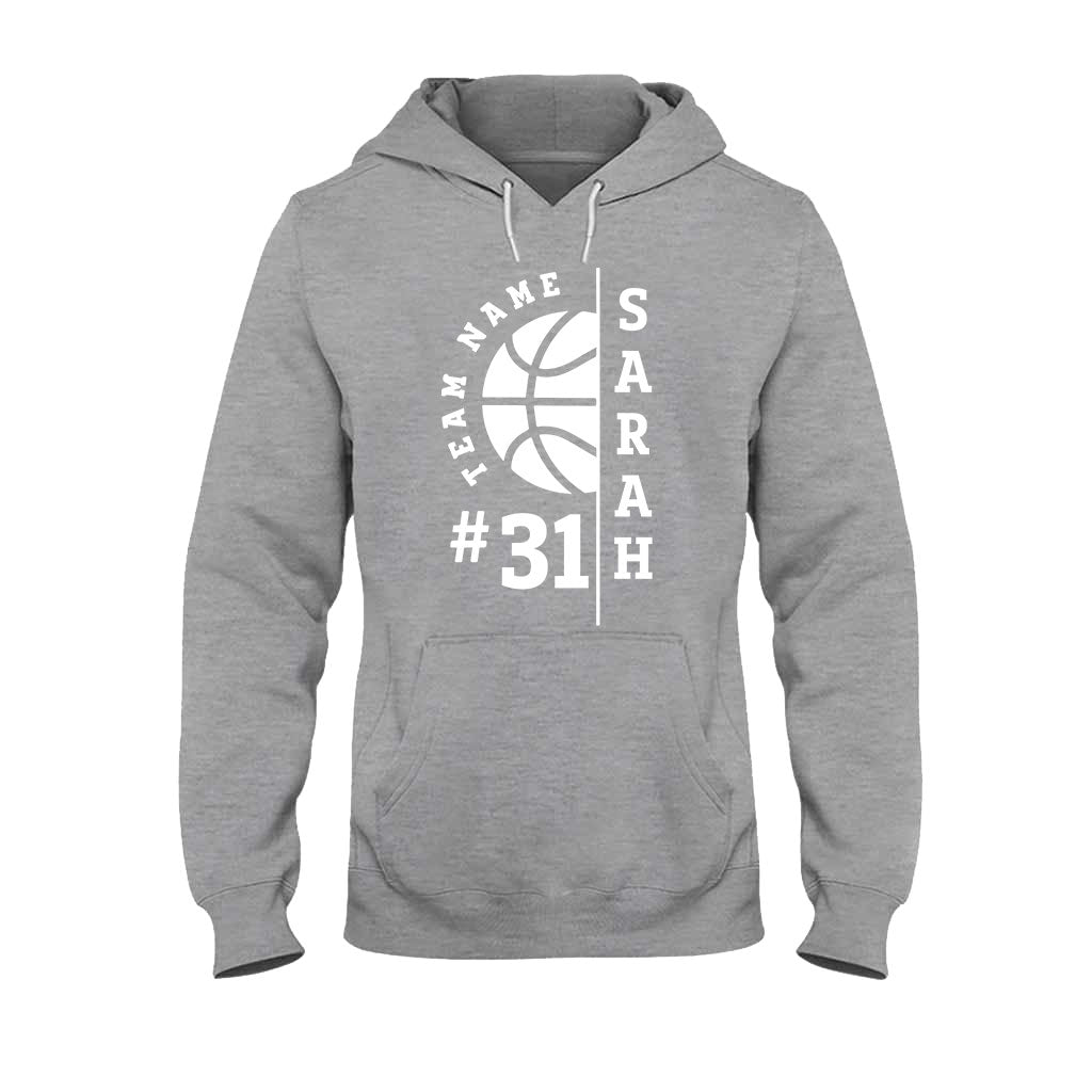 Love Basketball - Personalized Basketball T-shirt And Hoodie