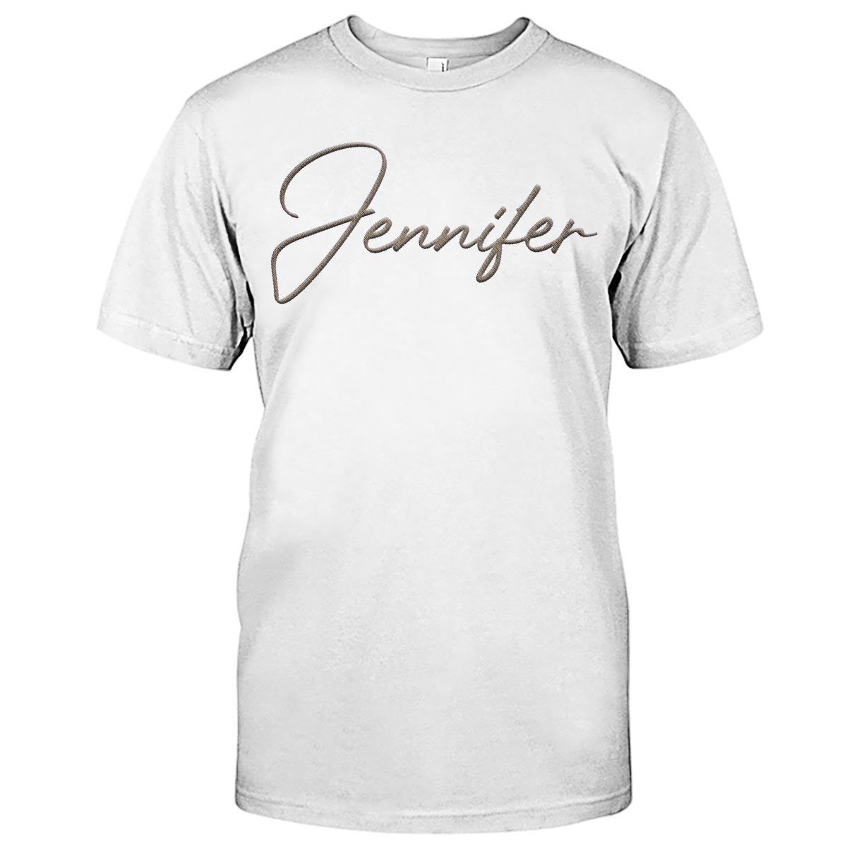 Custom Name - Personalized granddaughter Embroidered T-shirt