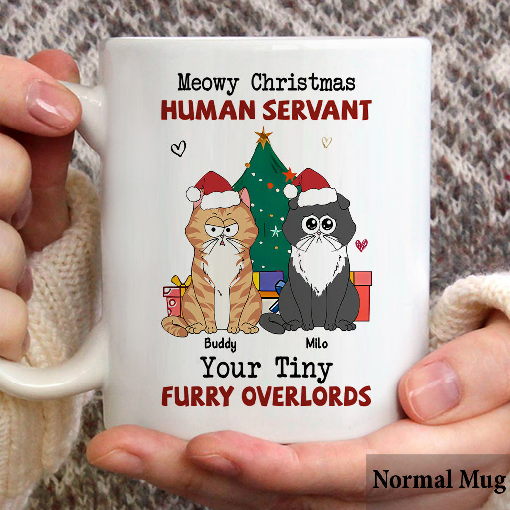 Meowy Christmas - Personalized Cat Mug