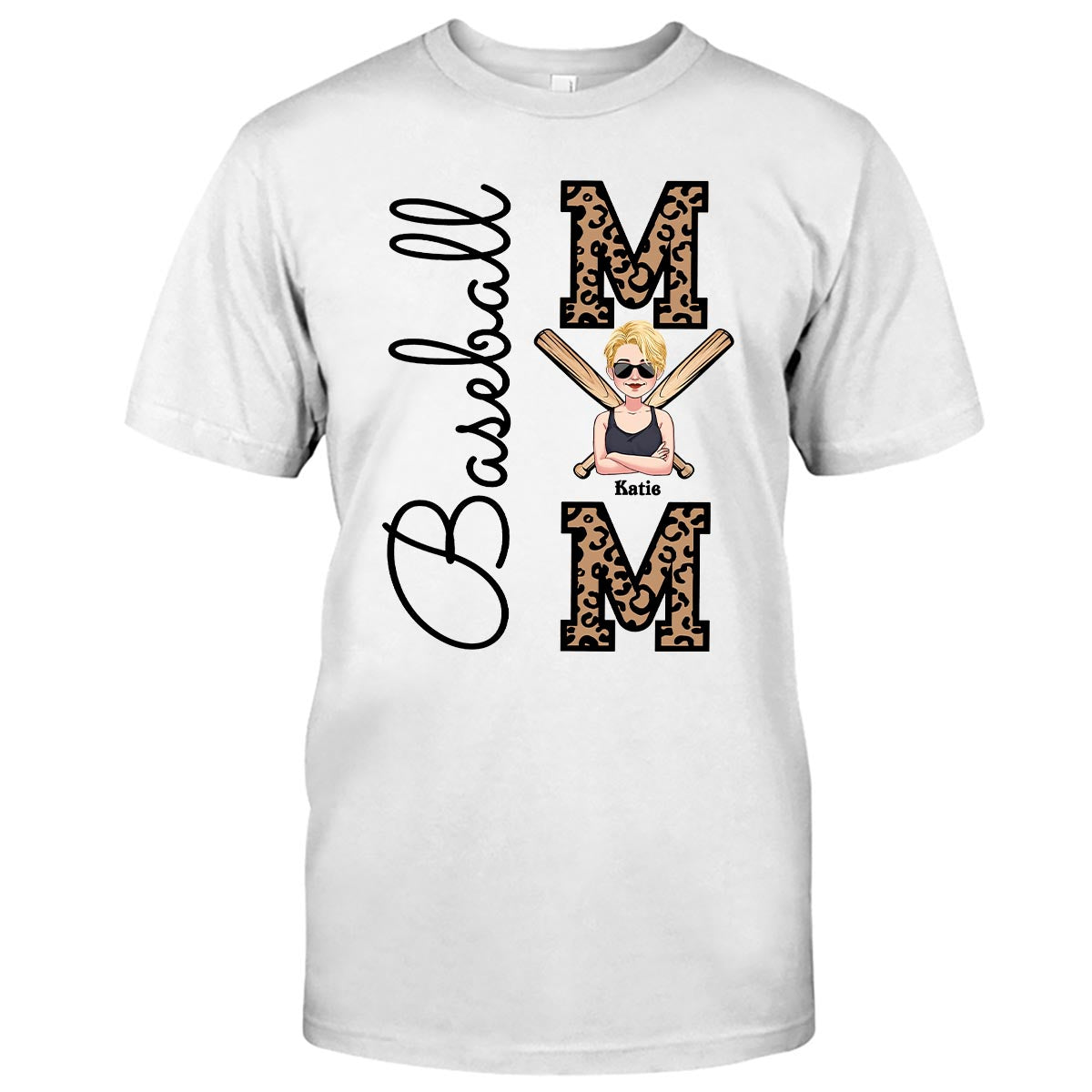 Baseball Mom - Personalized Baseball T-shirt and Hoodie