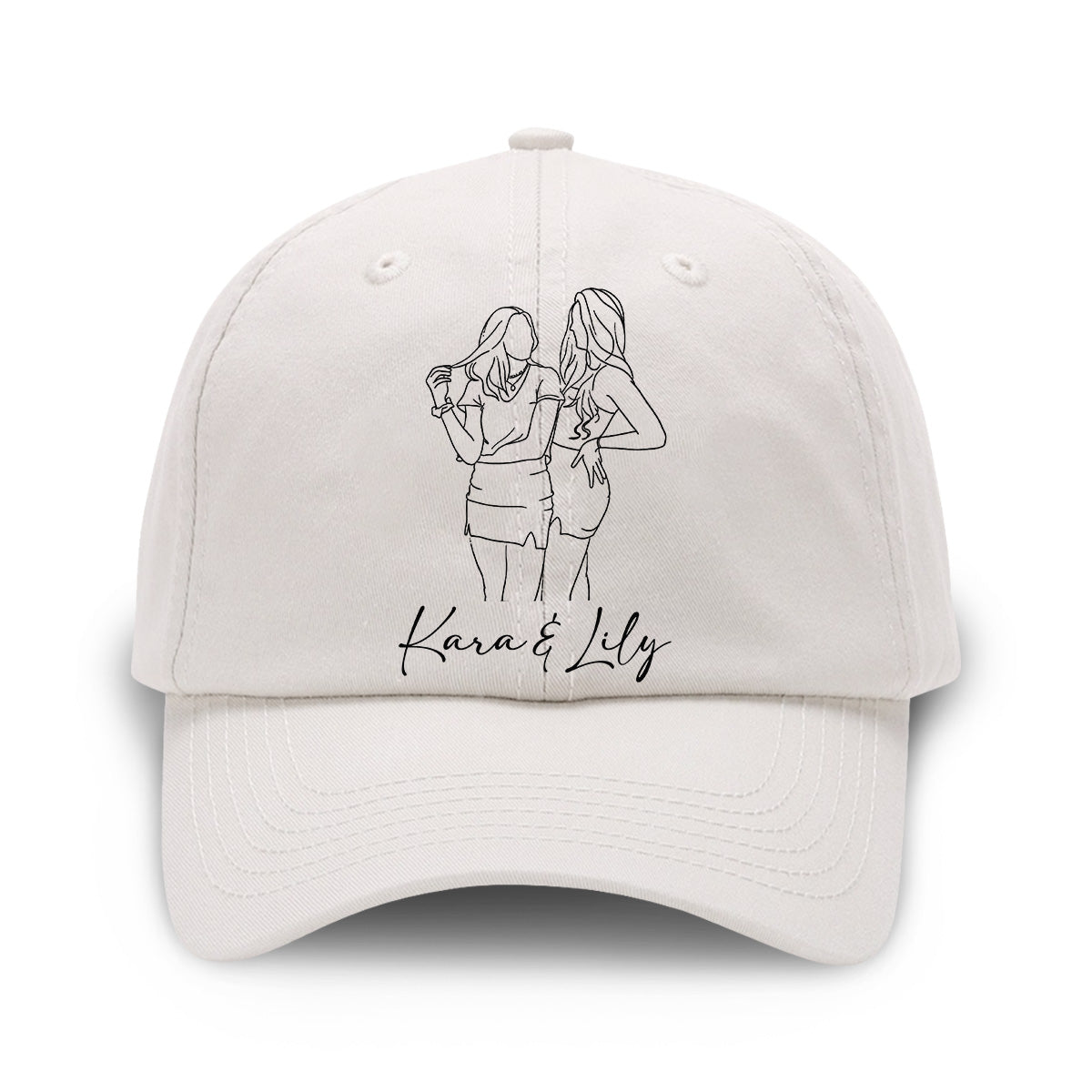 Custom Photo - Personalized granddaughter Embroidered Classic Cap