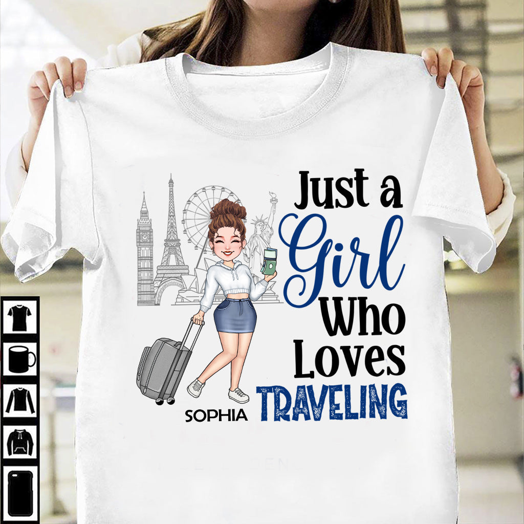 Just A Girl Who Loves Cruising - Personalized Cruising T-shirt & Hoodie