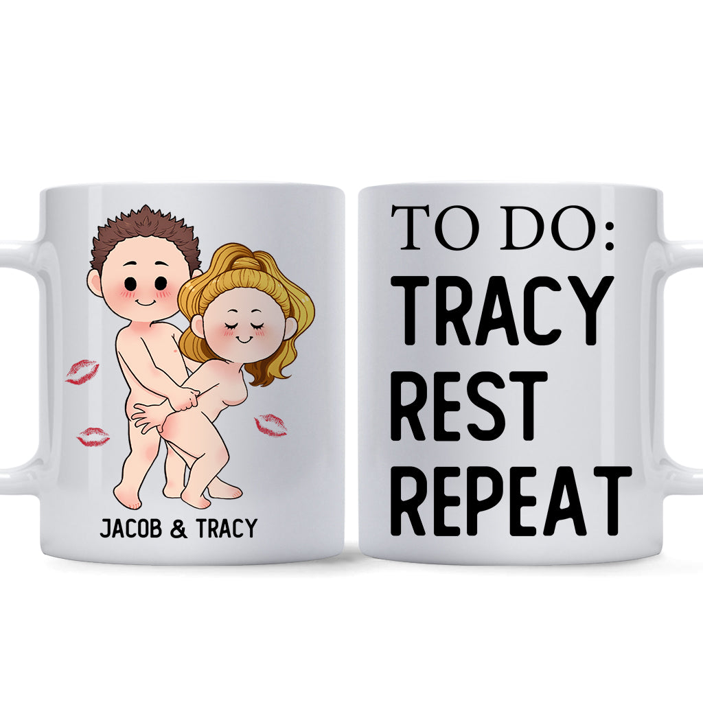 To Do List - Personalized Couple Mug