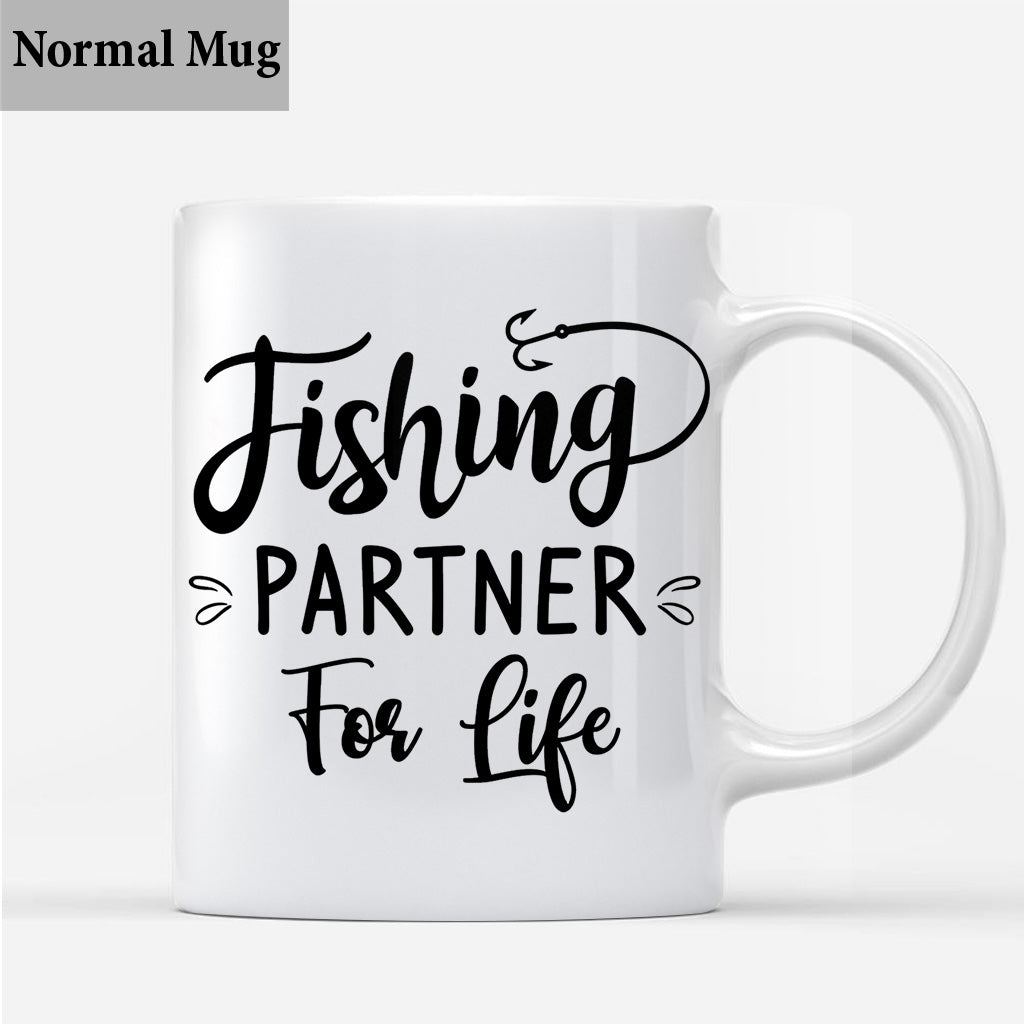 Fishing Partner For Life - Personalized Fishing Mug