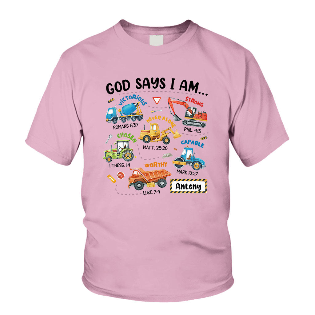 God Say I Am - Personalized Kid T-Shirt