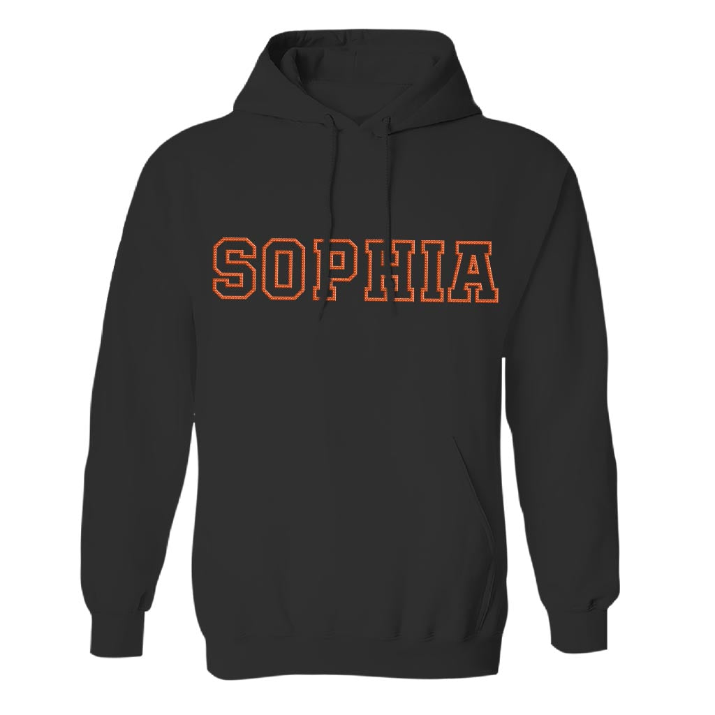 Custom Name - Personalized Bestie Embroidered Hoodie