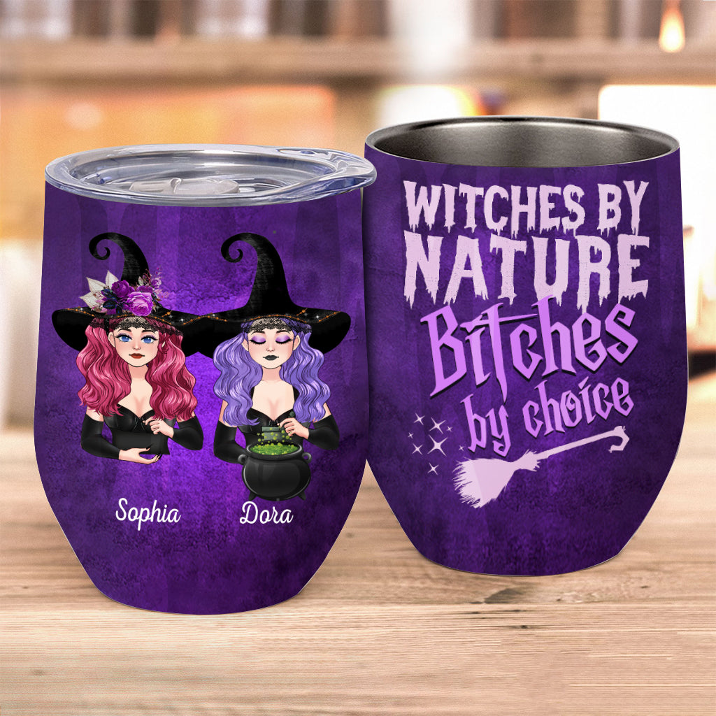 Witch By Nature - Personalized Witch Wine Tumbler