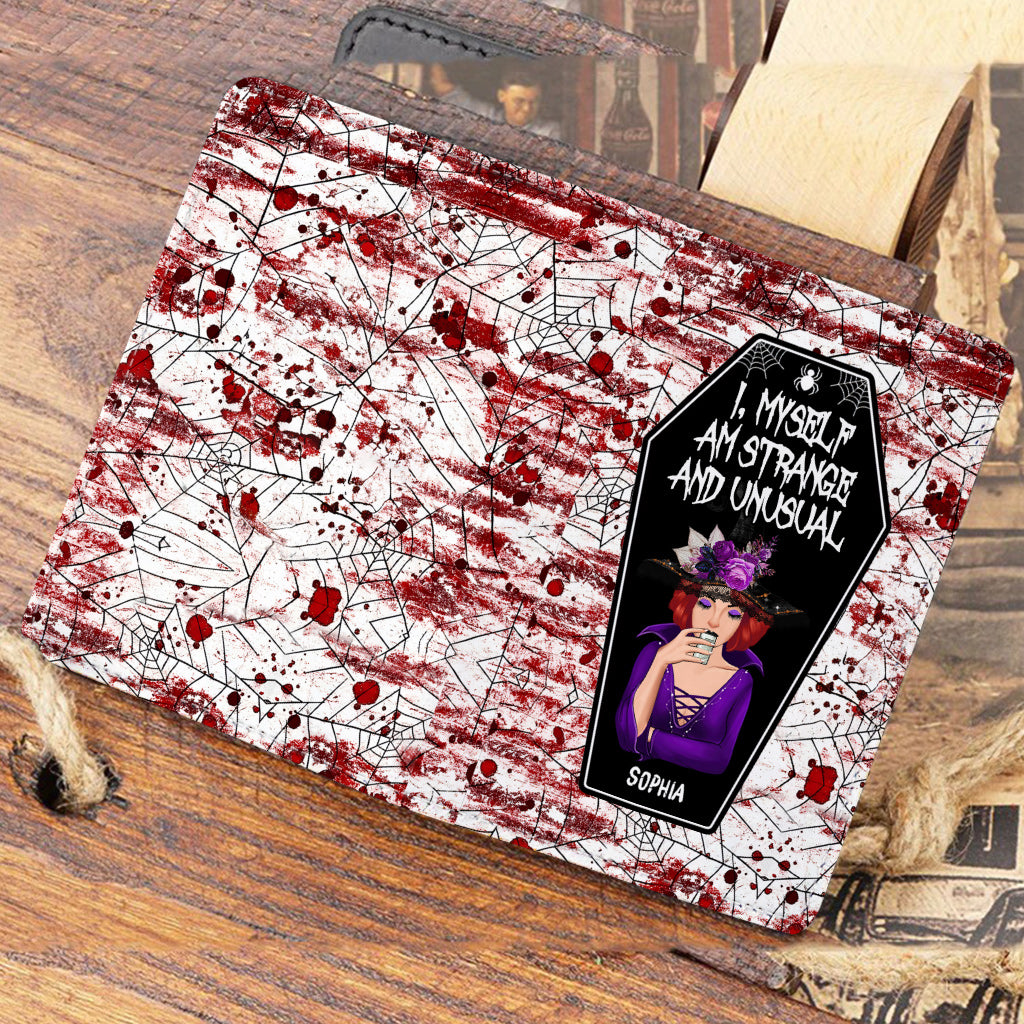 I Myself Am Strange and Unusual - Personalized Witch Passport Holder