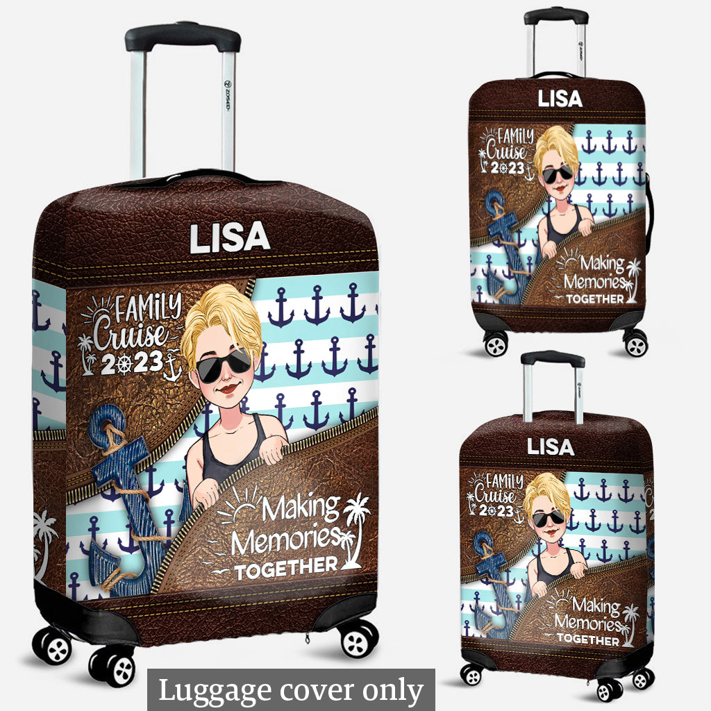 Family Cruise 2023 - Personalized Cruising Luggage Cover