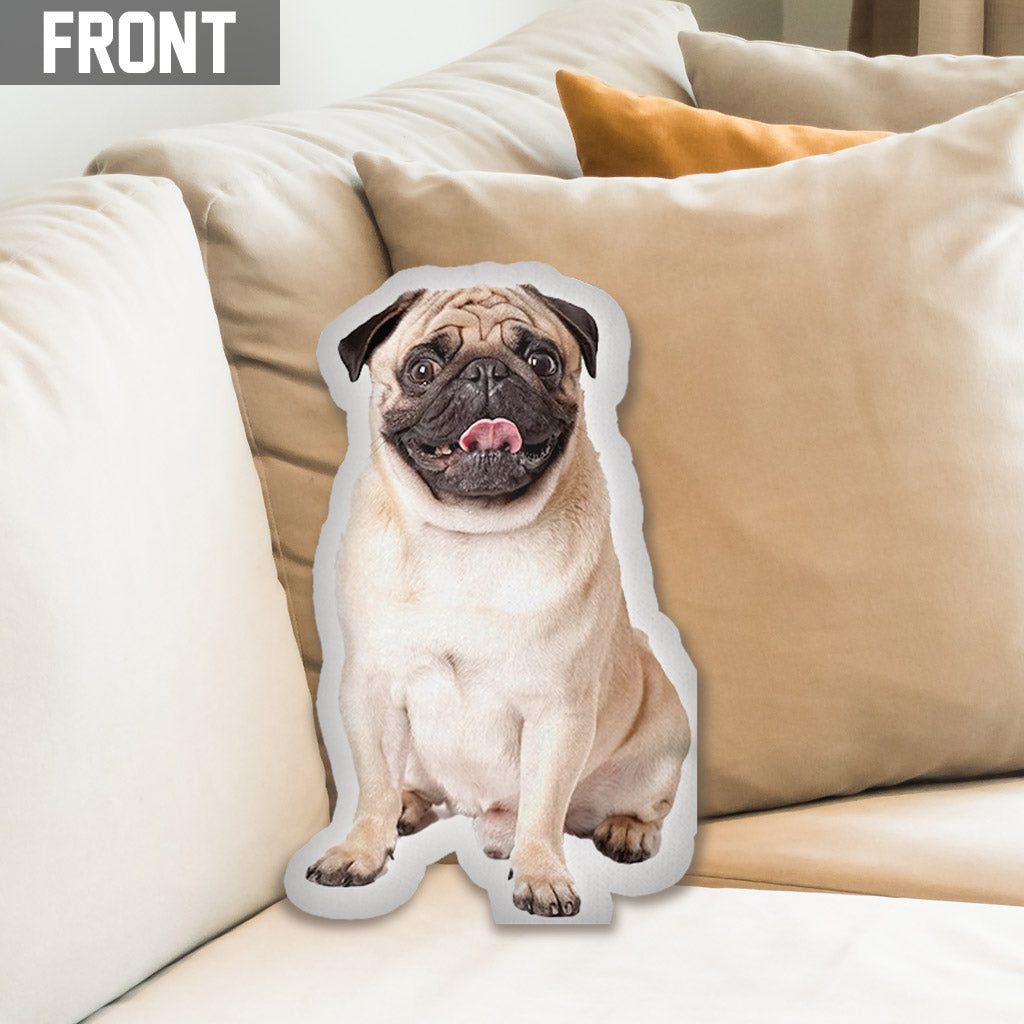 Custom Photo Humanoid - Personalized Dog Shaped Pillow